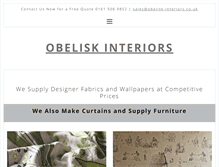 Tablet Screenshot of obelisk-interiors.co.uk